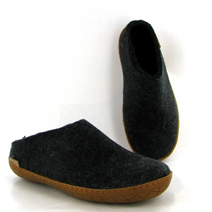 KAREN SLIP ON RUBBER CHARCOAL BR02:Laine/Gris