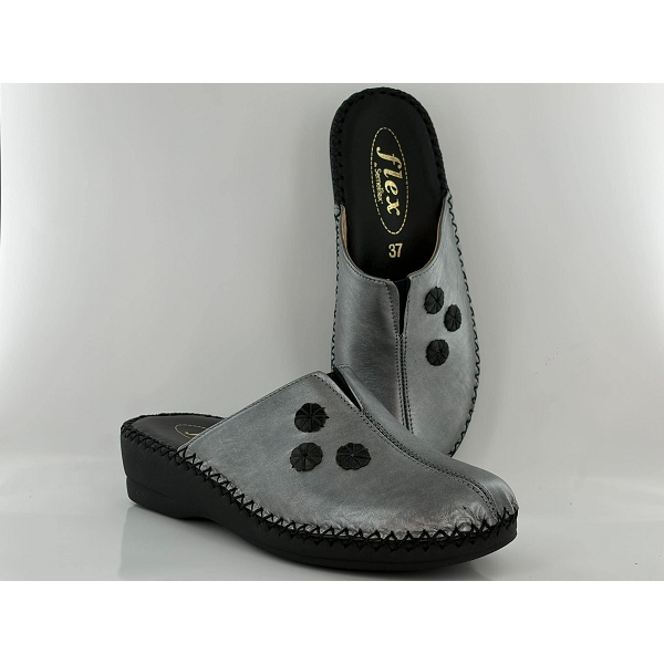 Semelflex mules aoste gris