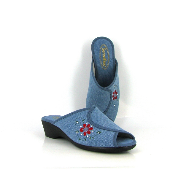 Semelflex mules sheila bleu